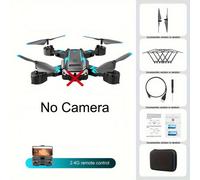 Dron aéreo S6 con doble cámara, sistema de evasión de obstáculos en 4 direcciones, despegue/aterrizaje con un solo botón, mantenimiento de