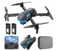 Dron con Camara 1080P para Niño y Adultos RC Quadcopter con Motor sin Escobilla Drone FPV para Principiantes con 30min de Vuelo/Altitud Retención, Juguete para Niño Regalos Cumpleaños (Grey)