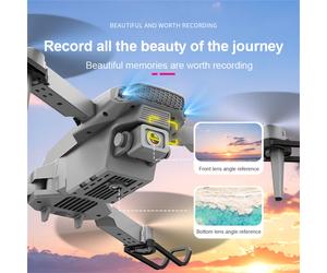 Dron con cámara para adultos en oferta. Dron aéreo con cámara HD, cuadricóptero, control remoto de altura fija y presión.