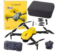 Dron D11 LeanToys WiFi Cámara HD Doble Gestos Amarillo