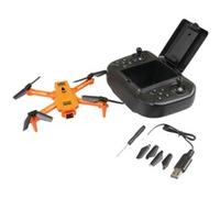 Dron de bolsillo RC Quadrocopter, avión por control remoto naranja/Negro