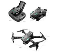 Dron de limpieza con cámara FPV HD 1080P, mantenimiento de altitud, modo sin cabeza, ajuste de velocidad, control remoto, juguete de regalo para