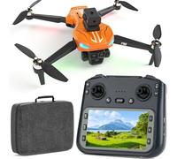 Dron GPS Con Cámara 4K, Pantalla De Mando A Distancia De 4,5 Pulgadas, Evasión Automática De Obstáculos, Tiempo De Vuelo 22 Min, Dron RC FPV Plegable Con Sígueme, Regalo Para Adultos