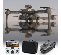 Dron Kayannuo WiFi FPV con cámara HD 1080P, cuadricóptero RC plegable con mantenimiento de altitud, modo sin cabeza, vuelo circular - Compatible