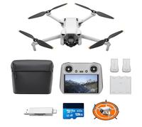 Dron Mini con cámara ligero y plegable con vídeo 4K HDR, 38 min de tiempo de vuelo, Grabación vertical y funciones inteligentes (DJI Mini 3 Fly More Combo (DJI RC) (EU) Bundle 01)