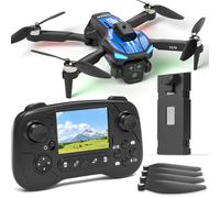 Dron Plegable Con Cámara 1080P Y Pantalla LCD De 2,8", Evasión De Obstáculos, Motor Brushless, Quadcopter FPV WiFi, Vuelo De Trayectoria, Tiempo De Vuelo 16 Min, Para Adultos/Principiantes