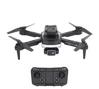 Dron S162 RC Plegable, Cuadricóptero RC de Bolsillo con Cámara Dual 4K HD FPV para Regalo de Principiantes, Modo sin Cabeza, Giro 360, Batería de Litio Integrada de 1200 MAh,