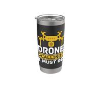 Drone Calling I Must Go ama Fpv Freestyle Drone Racing Vaso térmico de acero inoxidable de doble pared