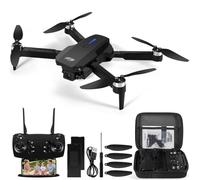 Drone con Cámara HD 1080P para Niños y Adultos, RC Quadcopter Drone FPV Plegable para Principiantes, Motor Sin Escobillas, Despegue/Aterrizaje con un Solo Botón, Juguete para Niño Regalos Cumpleaños