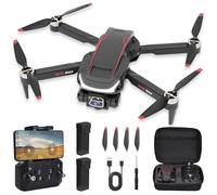 Drone con Cámara para Adultos, Drones HD 1080P con Motor sin Escobillas, RC Quadcopter para Niños Principiantes, Posicionamiento óptico de Flujo, una Tecla Para Despegue/Aterrizaje, 2 baterías