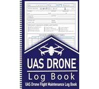 Drone Flight Log book | Pilot Flight Record | Compact Logbook for UAS Flight Tracking, Repairs, and Maintenance