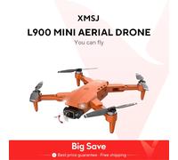 Drone L900 Pro 4K profesional 5G GPS HD cámara Dual fotografía sin escobillas plegable Quadcopter RC distancia 1,2 KM Drones Juguetes Black 1B Bag