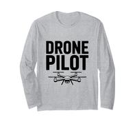 Drone Pilot Life Adventure Espera a los aviadores Manga Larga