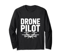 Drone Pilot Life Adventure Espera a los aviadores Manga Larga