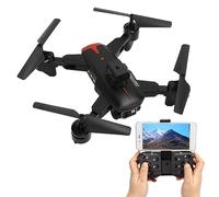 Drones con Cámara para Adultos, HD 4K Dual Camera Plegable RC Quadcopter para Regalo de Principiantes, 50 X Zoom Mini Drone Support 3D Flip, Altitude Hold, Trayectory Flight