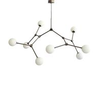 101 Copenhagen Lámpara de araña Drop Chandelier Bulp grande Grey