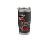 Drop Dead Gorgeous - Día de Los Muertos Señora Vaso térmico de acero inoxidable de doble pared