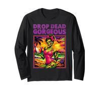 Drop Dead Gorgeous Summerween Humor Oscuro Adulto Glam Mujeres Manga Larga