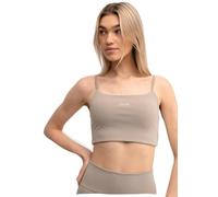 Drop of Mindfulness, THEA - Sujetador Deportivo para Mujer, Beige (Taupe Matt), S