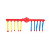 Drop Sticks Challenge, Juego Entretenido para Niños, Fomento del Vínculo Familiar y Desarrollo de Habilidades, Material Plástico, 27,76 X 9,06 Pulgadas (Rojo)