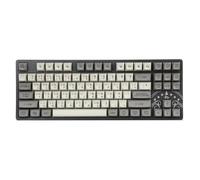 DROP + Teclado mecánico enano de El Señor de los Anillos, interruptores X Holy Panda, carcasa de aluminio anodizado sin llave ENTR gris sin teclas, teclas MT3 Doubleshot, diseño TKL