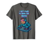 Drop The Bass Profesión DJ Job Diseño Camiseta