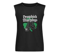 Dropkick Murphys Boots - Camiseta sin mangas para hombre, de algodón, color negro, Negro , 3XL