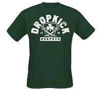 Dropkick Murphys Bruin Badge Hombre Camiseta Verde Oscuro S 100% algodón Regular