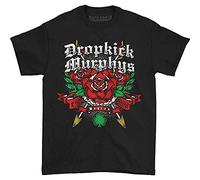Dropkick Murphys Men's Rose Tattoo tee T-Tshirts Camisetas y Tops Black(XX-Large)