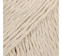 Hilo de tejer de algodón, viscosa y lino, Drops Belle, DK, peso ligero de estambre 51.0 g, 131 yardas (23 crema menta)