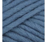 Drops Eskimo - Hilo de lana pura para tejer de un solo hilo, peso supervoluminoso, 1.8 onzas, 55 yardas por ovillo (12 azul claro)