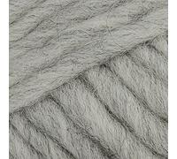 Drops Eskimo - Hilo de lana pura para tejer de un solo hilo, peso supervoluminoso, 1.8 onzas, 55 yardas por ovillo (53 gris claro)