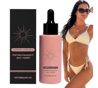 Drops Gotas de bronceado para beber - bronceado natural sin rayos UV desde el interior, brillo sin rayas, sin manchas de naranja, fórmula nutritiva para una piel suave y radiante para todos los tipos