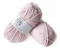 Superwash - Hilo de lana merino 100 % para tejer y ganchillo, 3 o ligero, DK, Leight Worsted Weight, Drops Merino extrafino, 1.8 onzas, 115 yardas por ovillo (40 rosa polvo)