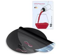 DROPSAVER® Stop The Drop Discos para Vertir el Vino y Picos de Botella (Oro, Paquete de 10)