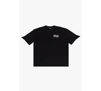 Dropsize Camiseta 'Mirrored' negro / offwhite XS EUR