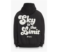 Dropsize Sudadera 'Sky Is The Limit' negro / blanco XS EUR