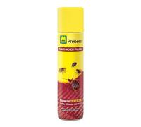 Droquimur Insecticida Preben contra Chinches y pulgas Spray 300 Ml en costuras,grietas,muebles,somieres, marcos de madera,puertas. ESPECIAL TEXTIL sofás,alfombras,cojines,colchones,cortinas (1 unidad)