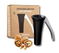 Drosselmeyer Cascanueces Profesional de Zinc - Cascanueces Ergonómico y Robusto para Todo Tipo de Nueces - Diseño Sueco Galardonado - Fácil de Usar y Limpiar - Ideal como Regalo Original de Cocina