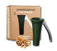 Drosselmeyer Cascanueces Profesional de Zinc - Cascanueces Ergonómico y Robusto para Todo Tipo de Nueces - Diseño Sueco Galardonado - Fácil de Usar y Limpiar - Ideal como Regalo