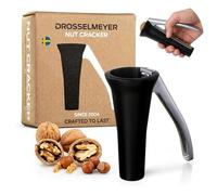 Drosselmeyer Cascanueces Profesional en Zinc Cascanueces Robusto y Ergonómico para Todo Tipo de Nueces - Diseño Sueco Galardonado - Fácil de Usar y Limpiar - Regalo Original de Cocina