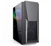 Droxio Burner RGB Cristal Templado USB 3.0 Negra