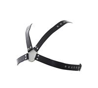 Drqinyi Arnés de cuero para hombre, cinturón de pecho y cinturón punk con hebilla ajustable (negro 186), Negro 186, Taille unique