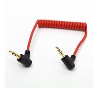 DRRI Cable de micrófono TRS de 3,5 mm a 3,5 mm TRS para receptor Rode GO, cámaras Sony a7c Nikon Canon DSLR, accesorios DJI Mic 2