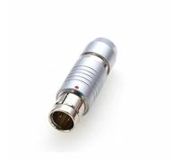 DRRI Fischer S104 - Conector macho impermeable IP68 de 7 pines