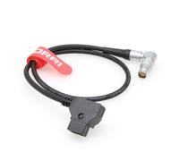 DRRI Red Epic V-Raptor DJI Monitor de alto brillo Ronin 4D DSMC1/DSMC2/DSMC3 D-Tap a cable de alimentación ajustable de ángulo recto de 6 pines