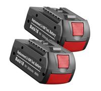 Drrivotk Batería de repuesto para Bosch Professional BAT618, 18 V, 5,5 Ah | 2 baterías recargables de ion de litio BAT618G BAT609 BAT619 BAT619 BAT610 para GDR 18 V-LI BSH180 no PBA Series