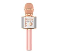 DRSYXCS Enfants Sans Fil karaoké Microphone 3 en 1 Portable Portable Bluetooth Microphone Haut - parleur lecteur enregistreur changeur de Son garçon fille Adulte Noël Anniversaire Chant jouet