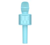 DRSYXCS Micrófono inalámbrico de Karaoke para niños y Adultos, Reproductor de Altavoces de micrófono Bluetooth con Altavoz mágico, Juguetes de Canto para Reproductores de KTV de Fiesta Familiar(Azul)