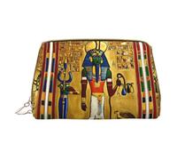 DRTGEDS Ancient Egypt Tribe Series - Neceser portátil para hombre, bolsa organizadora de artículos de aseo personal, bolsa de afeitado, bolsa pequeña, color blanco, talla única, White, Talla única